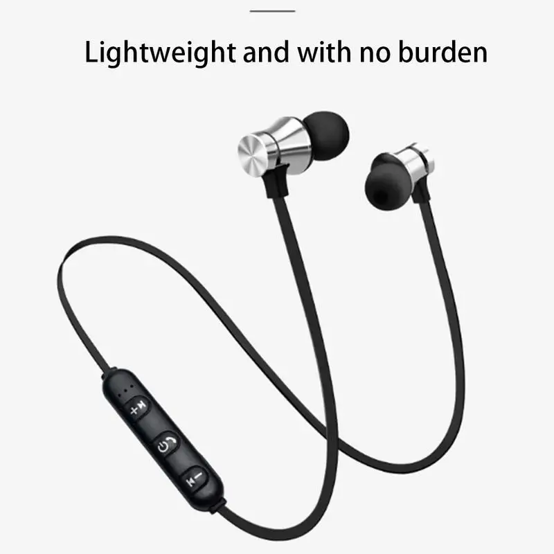 Магнитные присоски Bluetooth наушники гарнитура Водонепроницаемый Спорт 4 2 с