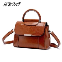 2019 vintage genuine leather bag female luxury handbags high quality women shoulder bags designer messenger famous brand clutch