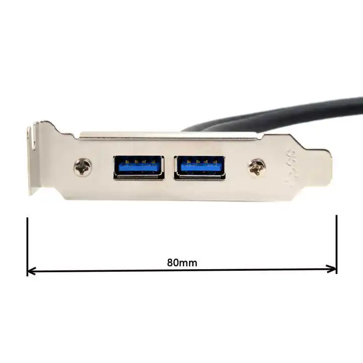 Zihan низкий профиль 95 мм высота USB 3 0 женская задняя панель к материнской плате 20pin