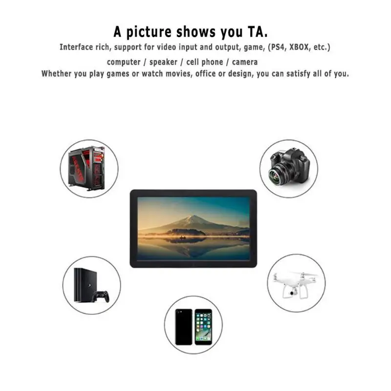 15.6 Inch Ultra Thin 1080P HDMI Game Display Monitor Screen As Computers Laptops Phones for Nintend Switch PS4 XBOXone | Компьютеры и