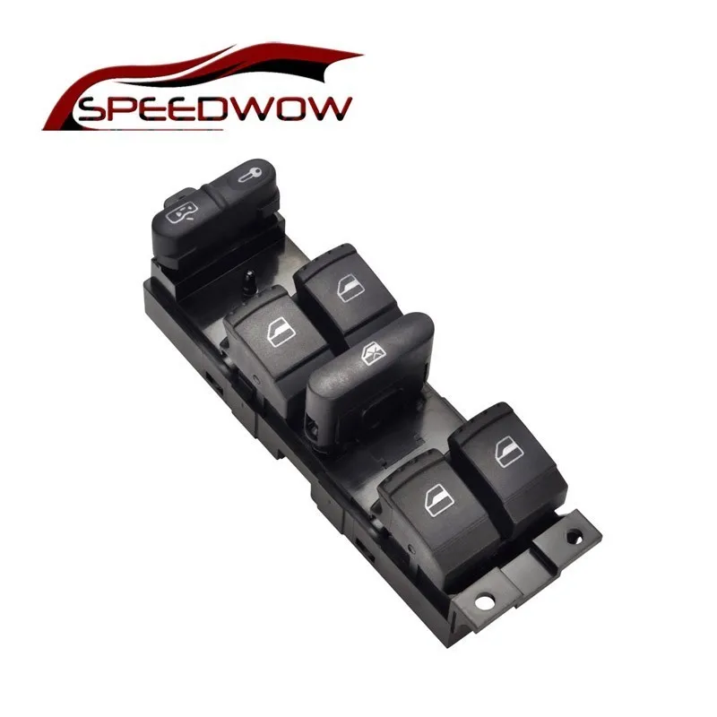 Черная электрическая кнопка переключателя окна SPEEDWOW для VW Golf 4 Jetta MK4 BORA BEETLE Passat B5