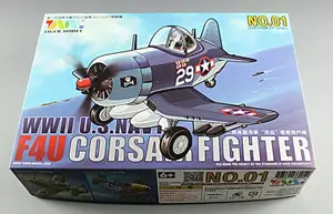Тигр (милые весы) модель #101 WWII США темно-синий F4U Corsair Fighter 1942-1945