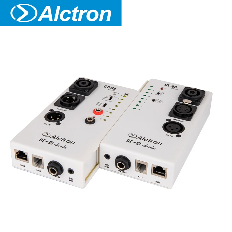 Alctron CT 8 multi pirpose тестер аудио кабеля проверка разнесенных кабелей если они