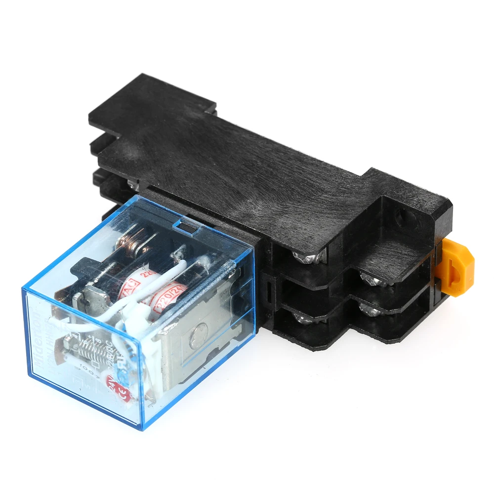 10 шт. AC220V катушки Мощность реле набор LY2NJ 8 Pin 10A триггерный релейный модуль с