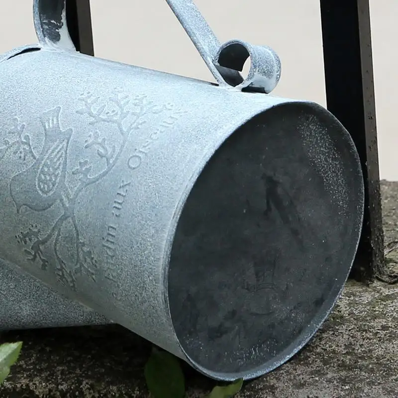 Nordic Creative Retro Flowerpot Waterproof Iron To Do Old Wrought Simple Fleshy Flower Arrangement Pot Garden | Дом и сад