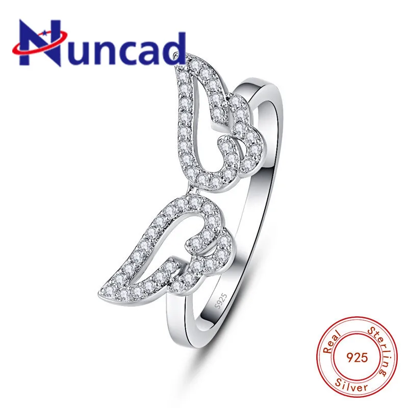 NUNCAD Настоящее 100% стерлингового серебра 925 романтическая удача полностью