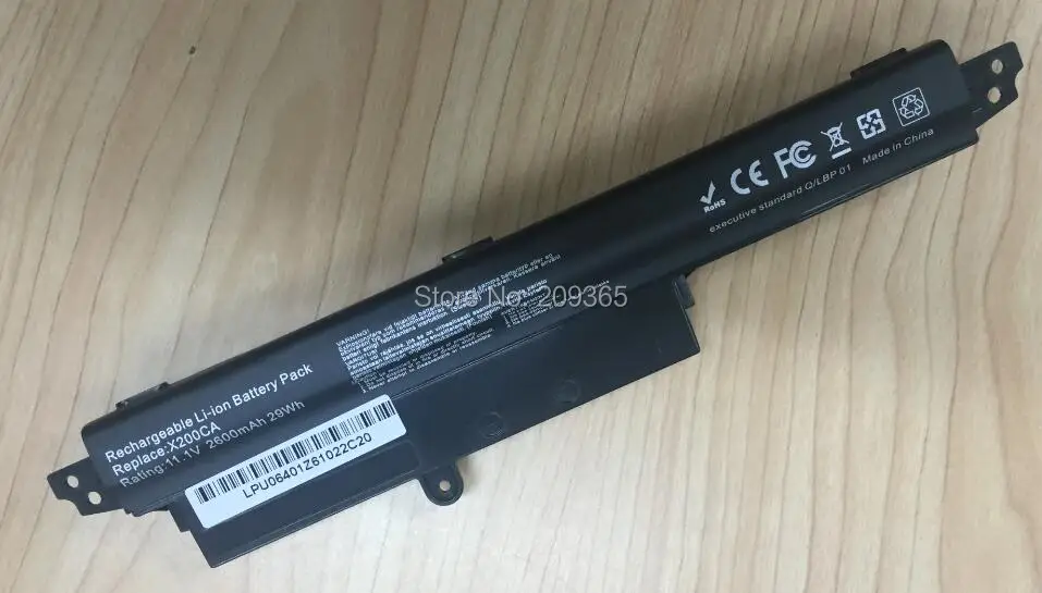 11 1 V 2200MAh аккумулятор для ноутбука ASUS X200CA X200MA X200M X200LA A31LMH2 A31N1302 A31LM9H дляvivobook R202CA