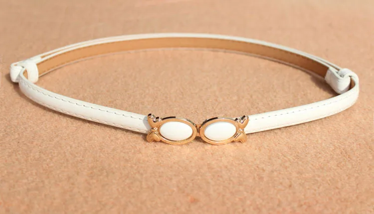 Модный женский однотонный пояс с правой застежкой для девушек аксессуары одежды