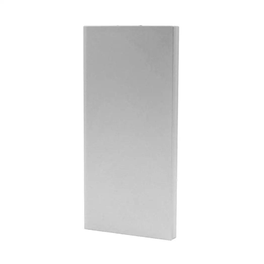 Ультра тонкий 20000 mAh портативный внешний аккумулятор зарядное устройство сплав 5 V