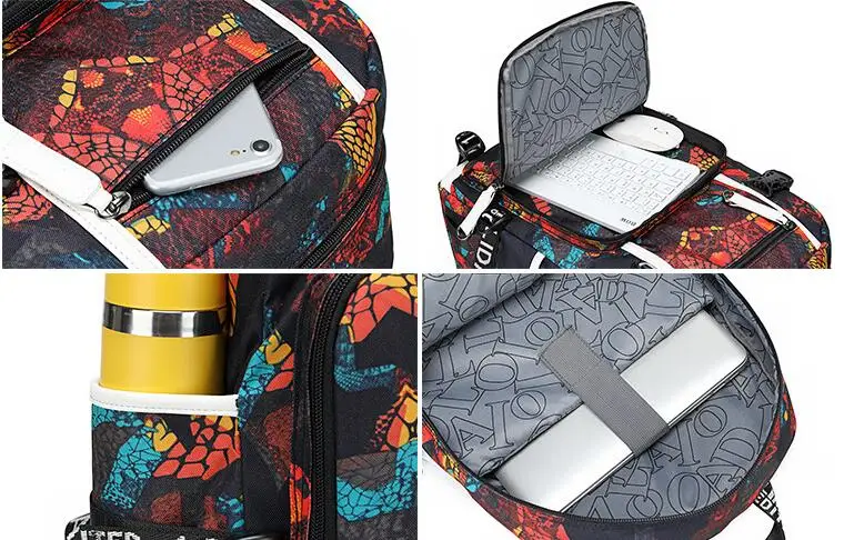 Рюкзак мужской школьный под ноутбук с USB портом для зарядки|Мужские рюкзаки| |