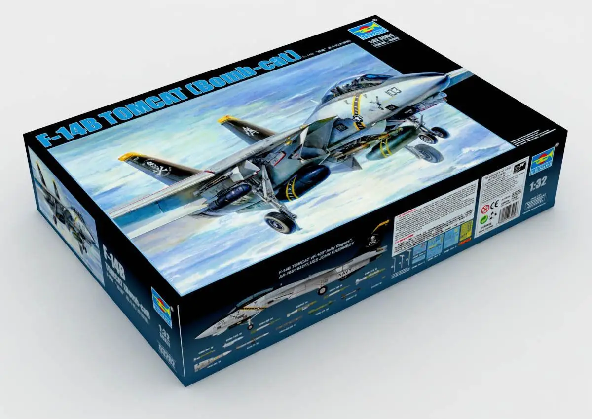Trumpeter 1/32 03202 F-14B Tomcat | Игрушки и хобби