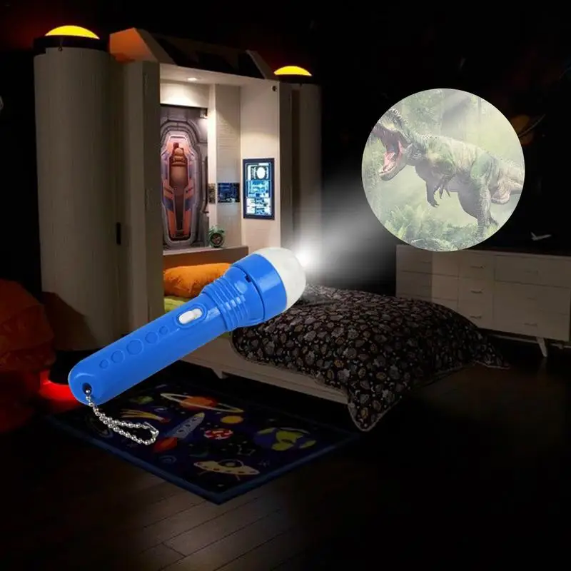 Frozen Cartoon Projector Lamp 3D Baby Sleep Story LED Light Novelty Projector Flashlight Kids Christmas Gifts Toy Lights 40