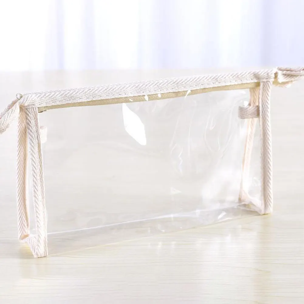 Женский прозрачный органайзер для макияжа косметички пластиковые сумки на