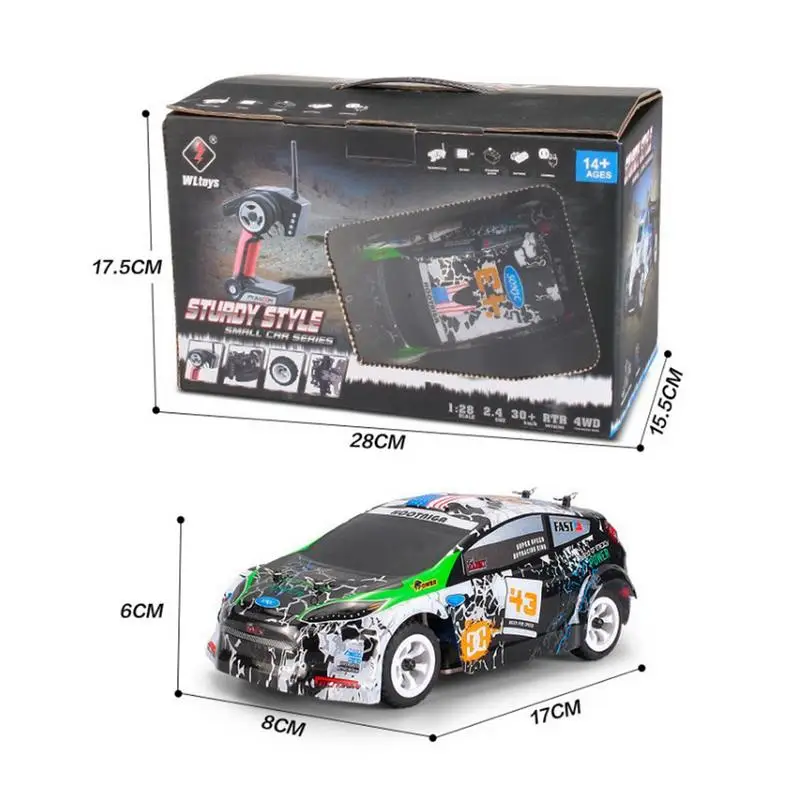 

For WLtoys K989 High - Speed Car 1:28 Electric Four - Wheel Drive Off - Road Vehicle 2.4G Alloy Chassis Remote Control Car Toy