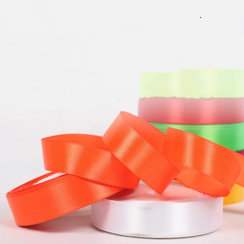 22 Meters (25 Yards) DIY Silk Satin Ribbon 20mm Party Home Wedding Decoration Gift Wrapping Christmas New Year Material | Дом и сад