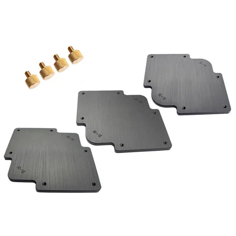 3 шт./компл. деревообрабатывающий триммер R филе шаблон Угловой радиус