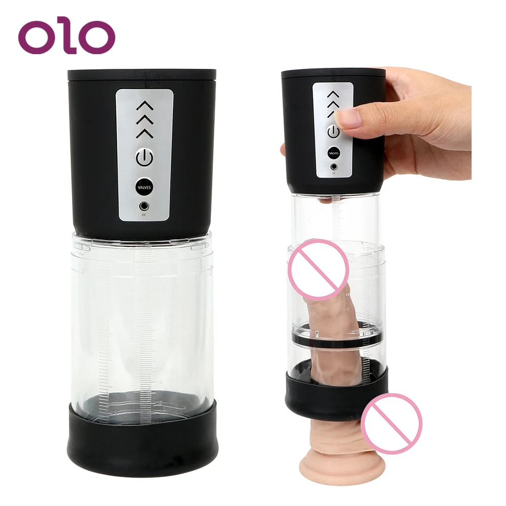 Телескопический насос OLO для увеличения пениса мужской тренажер эрекции