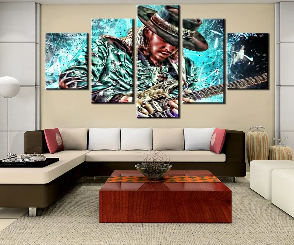 Картина на холсте с изображением гитары 5 шт.|Рисование и каллиграфия| |