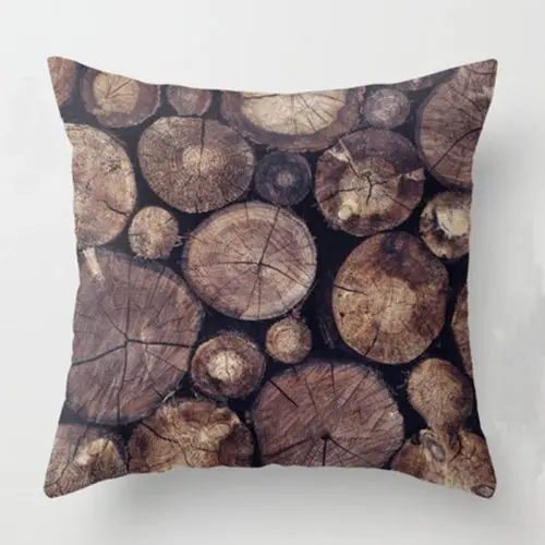 scape Print Cotton Linen Square Cushion Cover Case Home Decorative Sofa Living Room Decoration Pillow | Дом и сад