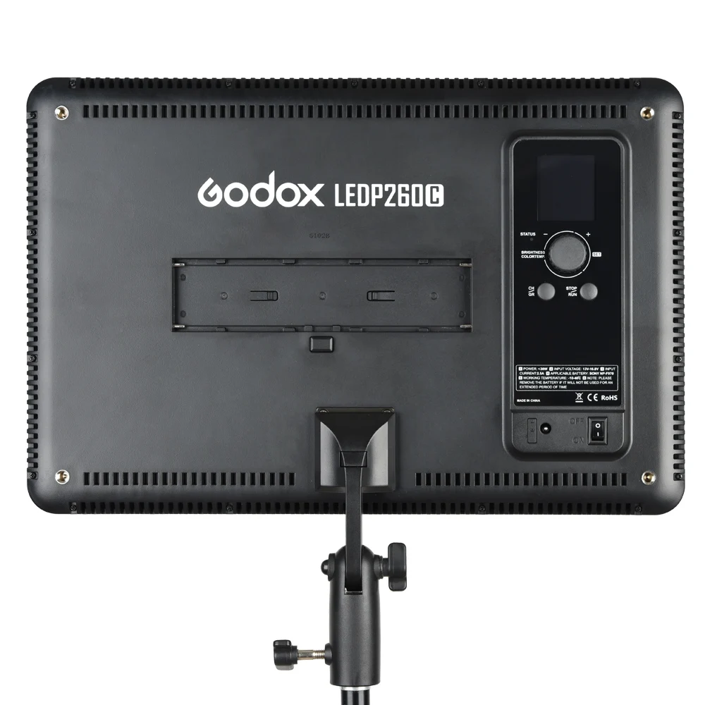 Светодиодный ультратонкий светильник GODOX P260C 30 Вт 3300 5600k для цифровой зеркальной