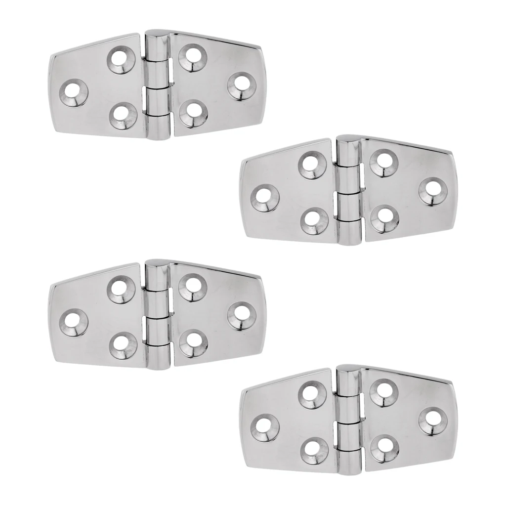 Pack 4 Marine Boat Yacht Hatch Cabin Strap Door Hinge Deck Hardware DIY Install 3 X 1.5 Inch | Автомобили и мотоциклы