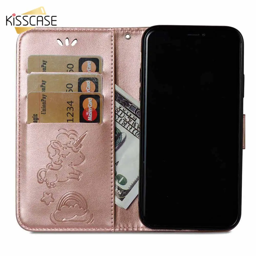KISSCASE бизнес кожаный бумажник держатель карты Телефон чехол для Xiao mi Note 7 5A слот + 5s