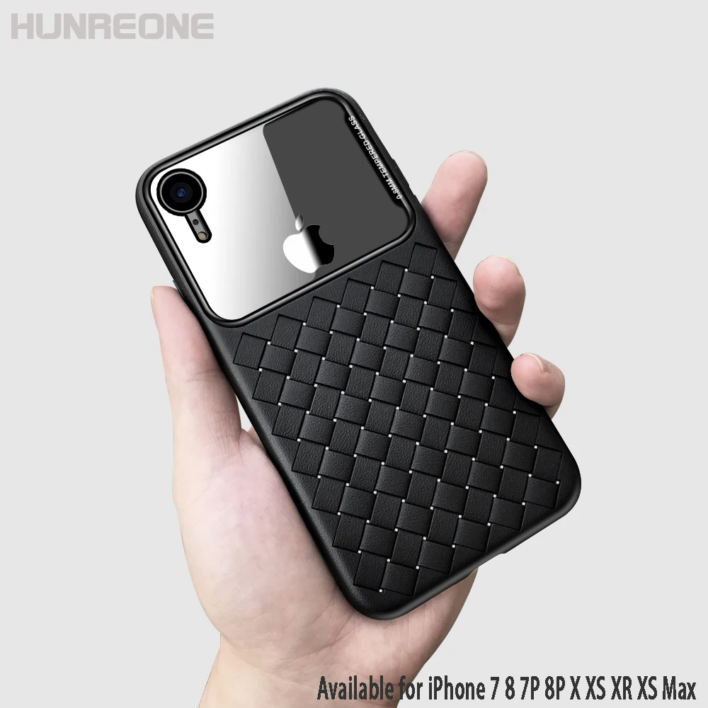 Чехол для телефона Hunreone Funda Para Telefono Movil BV чехол из ТПУ с закаленным стеклом iPhone X XS XR