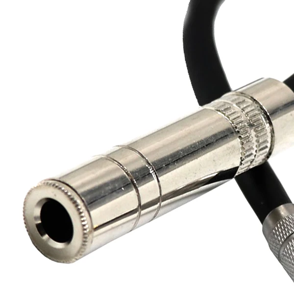 6 35 Женский Моно до 3 5 штекер Jack стерео Hifi микрофон аудио удлинитель короткий 90