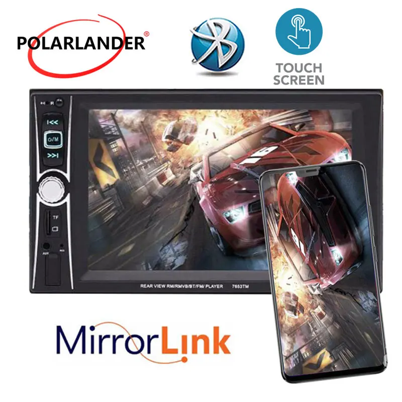 Видеорегистратор для Android сенсорный экран дистанционное управление 6 дюймов