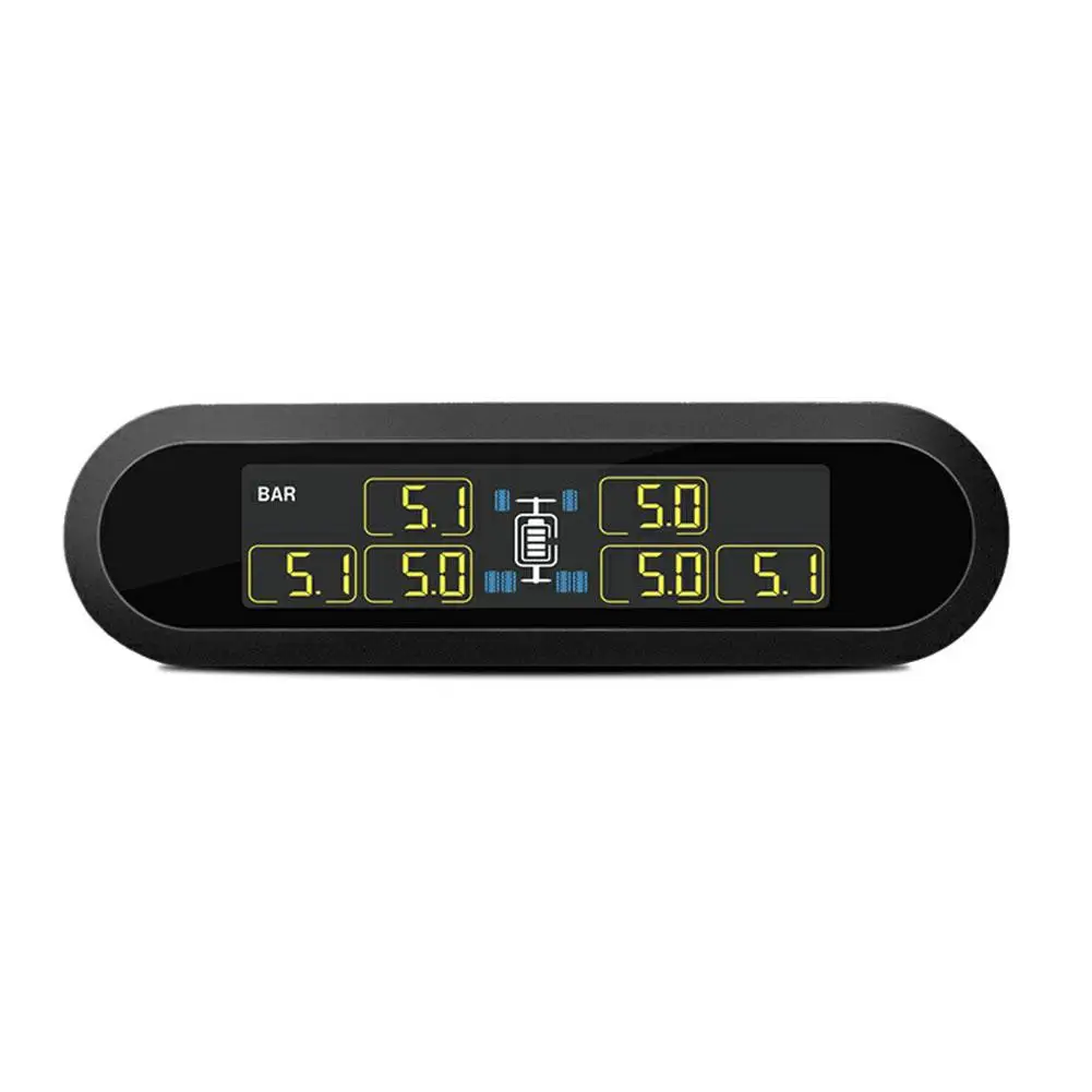 Автомобильная система контроля давления в шинах TPMS с солнечной батареей