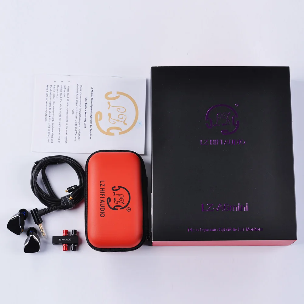 Наушники-вкладыши LZ A6 MINI Piezo динамические наушники 2 шт. BA + DD сбалансированные с