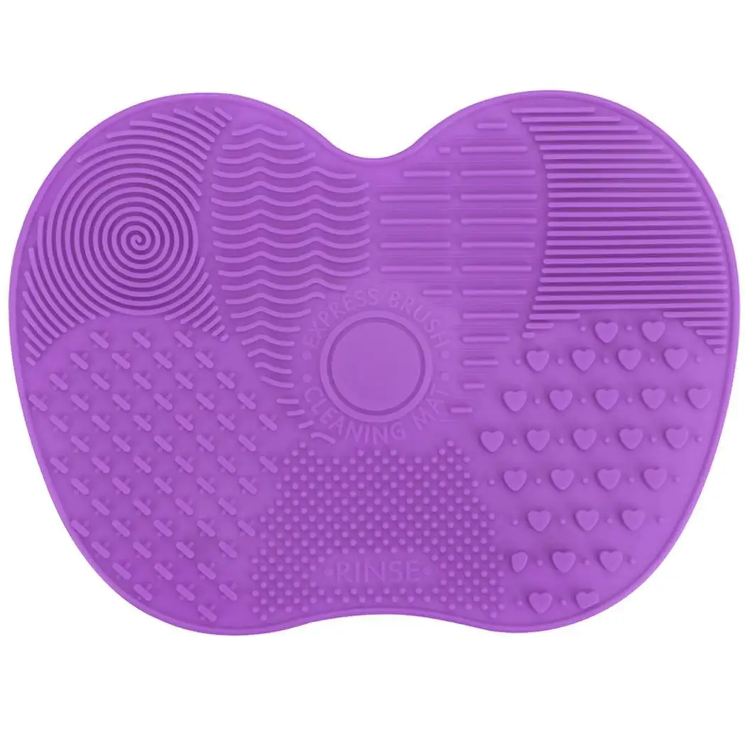 Чистящая Щетка коврик моющие инструменты для косметики макияж кисти бровей