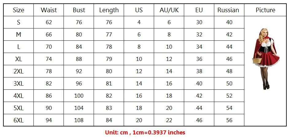Женский красный костюм с капюшоном на Хэллоуин большие размеры S 6XL|Праздничные