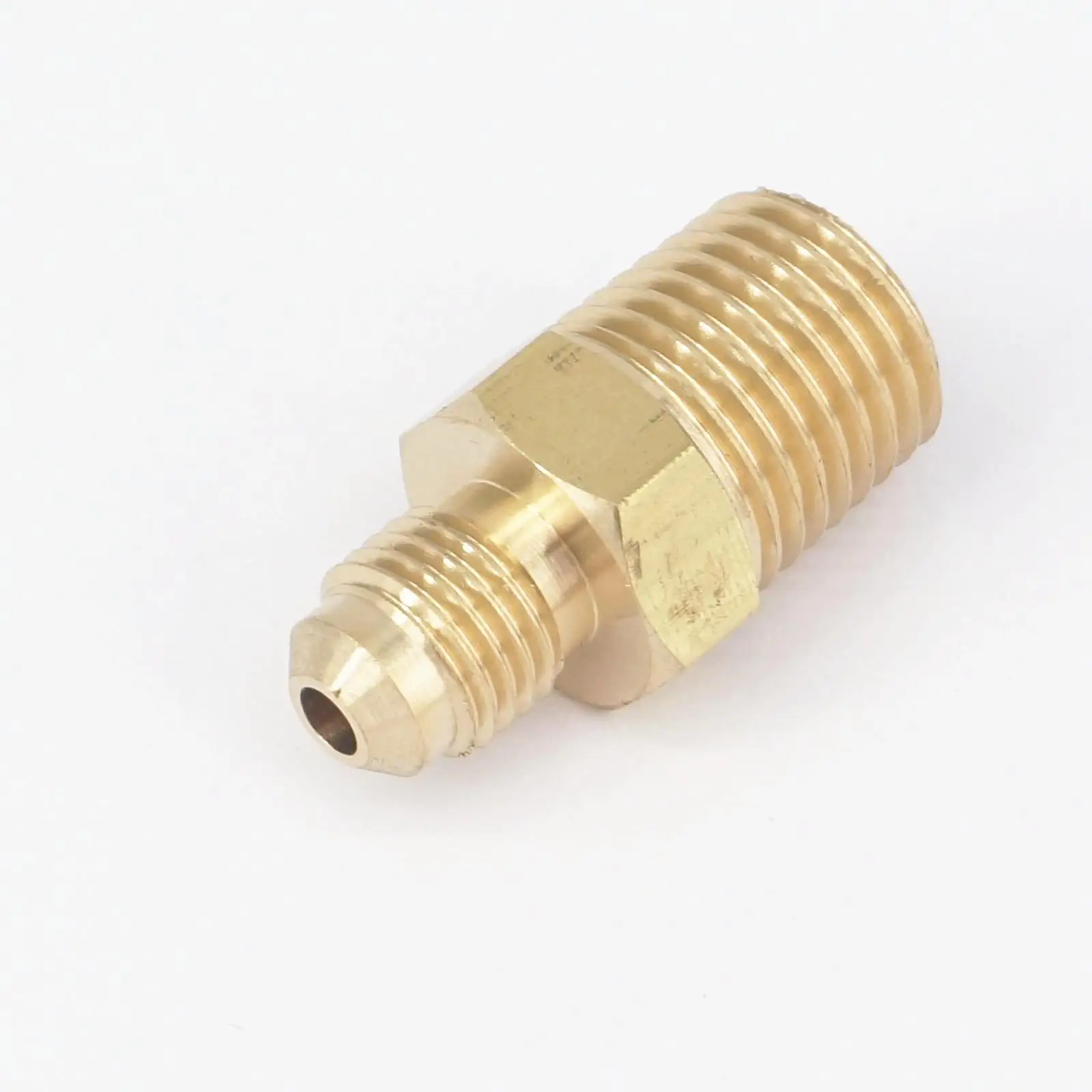 Подходящая трубка с наружной резьбой 3/16 &quot-1/4&quot NPT латунный фитинг SAE 45 градусов