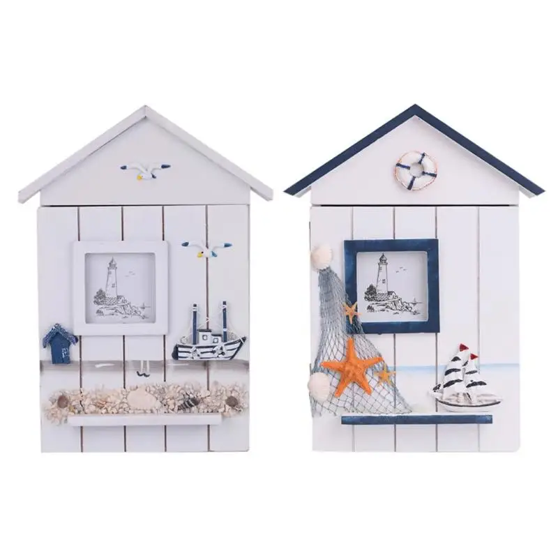 Милый ящик для ключей настенный креативный декор комнаты в средиземноморском