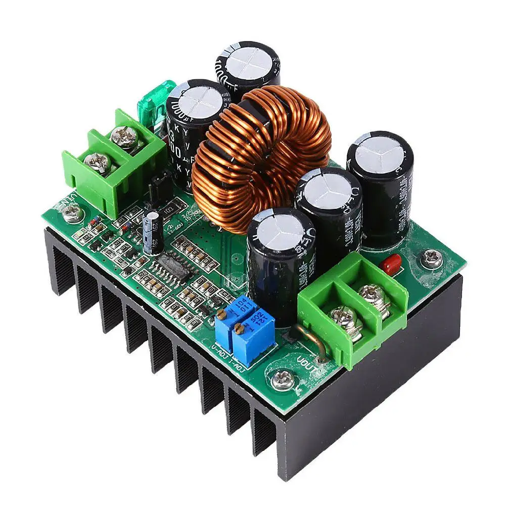 1200W 20A CC/CV постоянного тока повышающий преобразователь Step Up трансформаторный