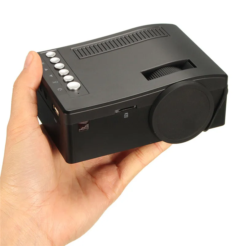 UC18 светодиодный проектор Full HD 1080P для домашнего кинотеатра дешевый с HDMI AV SD VGA |