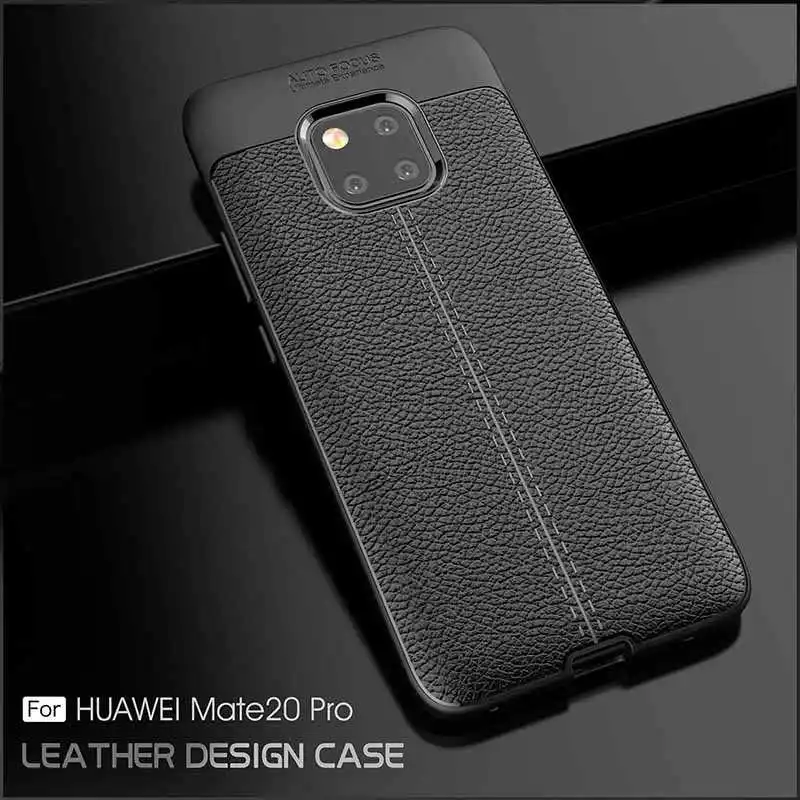 Противоударный мягкий силиконовый чехол из ТПУ для Huawei Mate 20 Pro | Мобильные