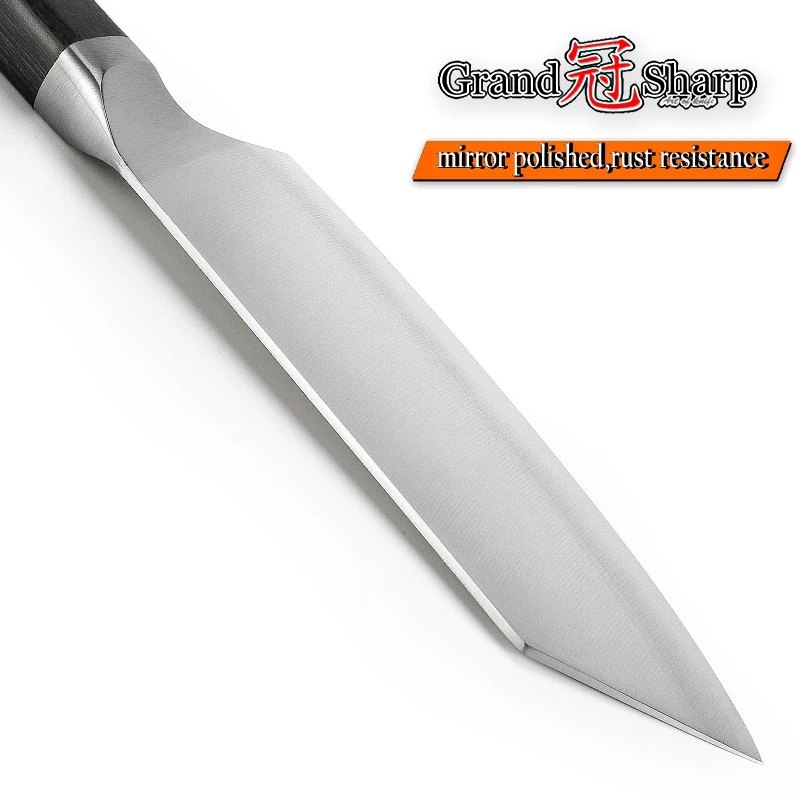 Кливер Ножи 7 Inch 3 слоя японский AUS 10 Нержавеющая сталь Кухня ножей шеф повара