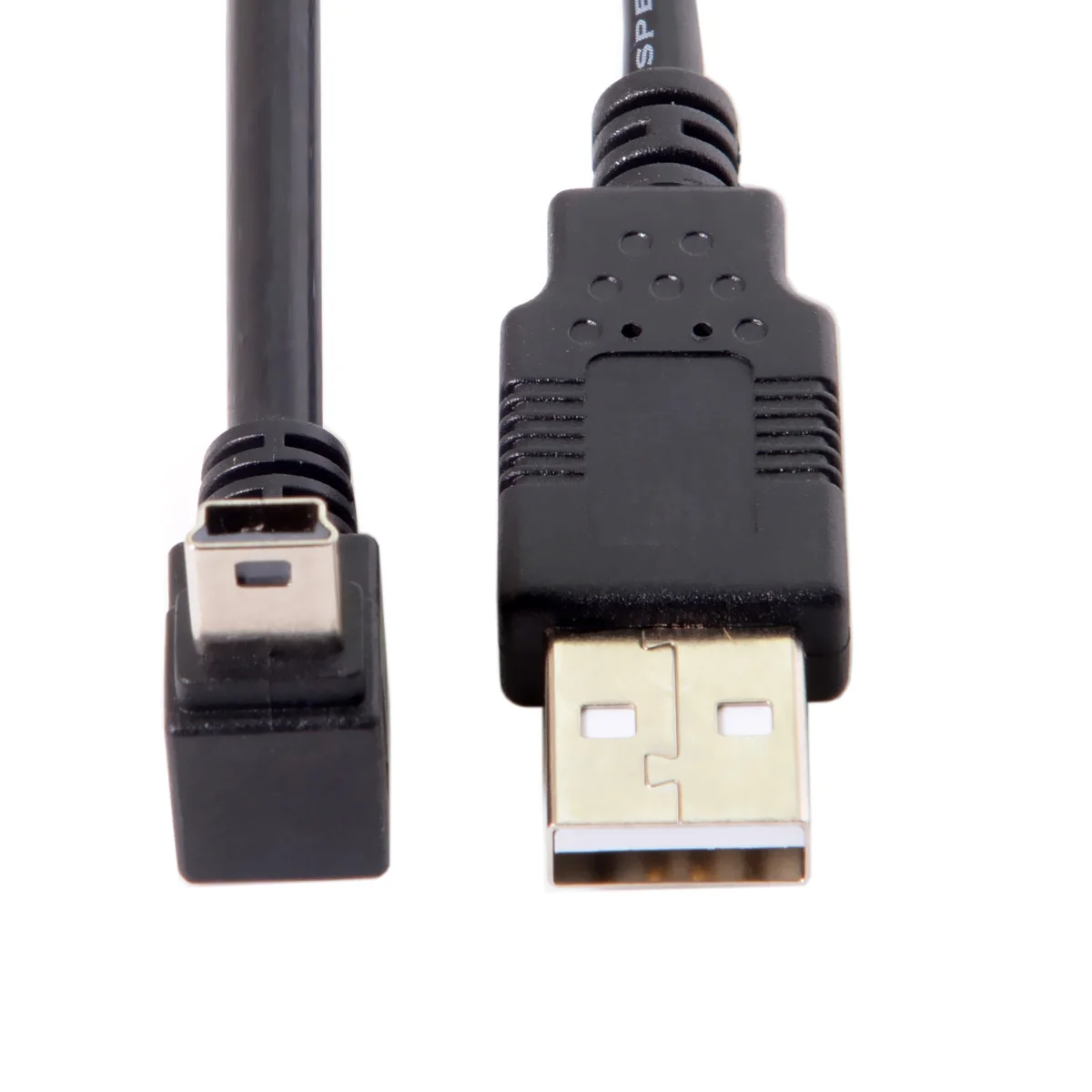 CYSM 5pin Mini USB 2 0 B Тип папа 90 градусов вниз угловой к кабель для передачи данных 5 м |