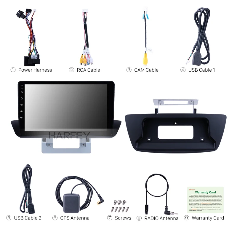 Harfey 9 дюймов Android 1 стерео для Mazda BT 50 2012 2018 OEM GPS навигация Сенсорный экран радио WIFI