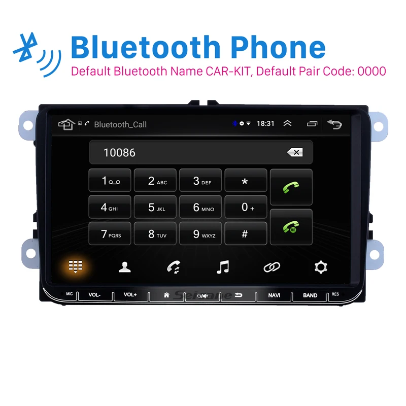 Автомобильный мультимедийный плеер Seicane на Android 8 1 с GPS радио для
