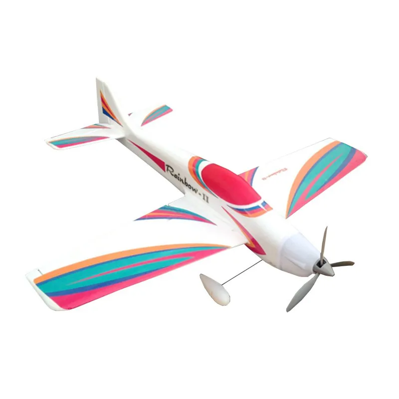 F3A 3D пилотажной RC самолет PNP Thunder/Rainbow 890mm размах крыльев приводимого в движение с