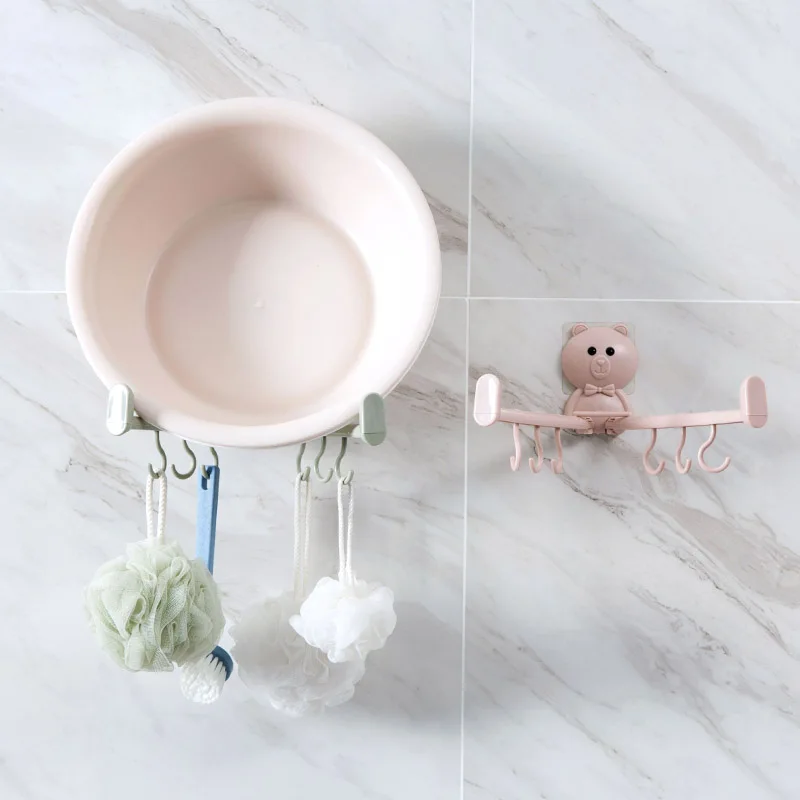 

Washbasin hanger bathroom wall traceless Towel Hook bathroom wall hanging shelf Kitchen Basin shelf bathroom hooks