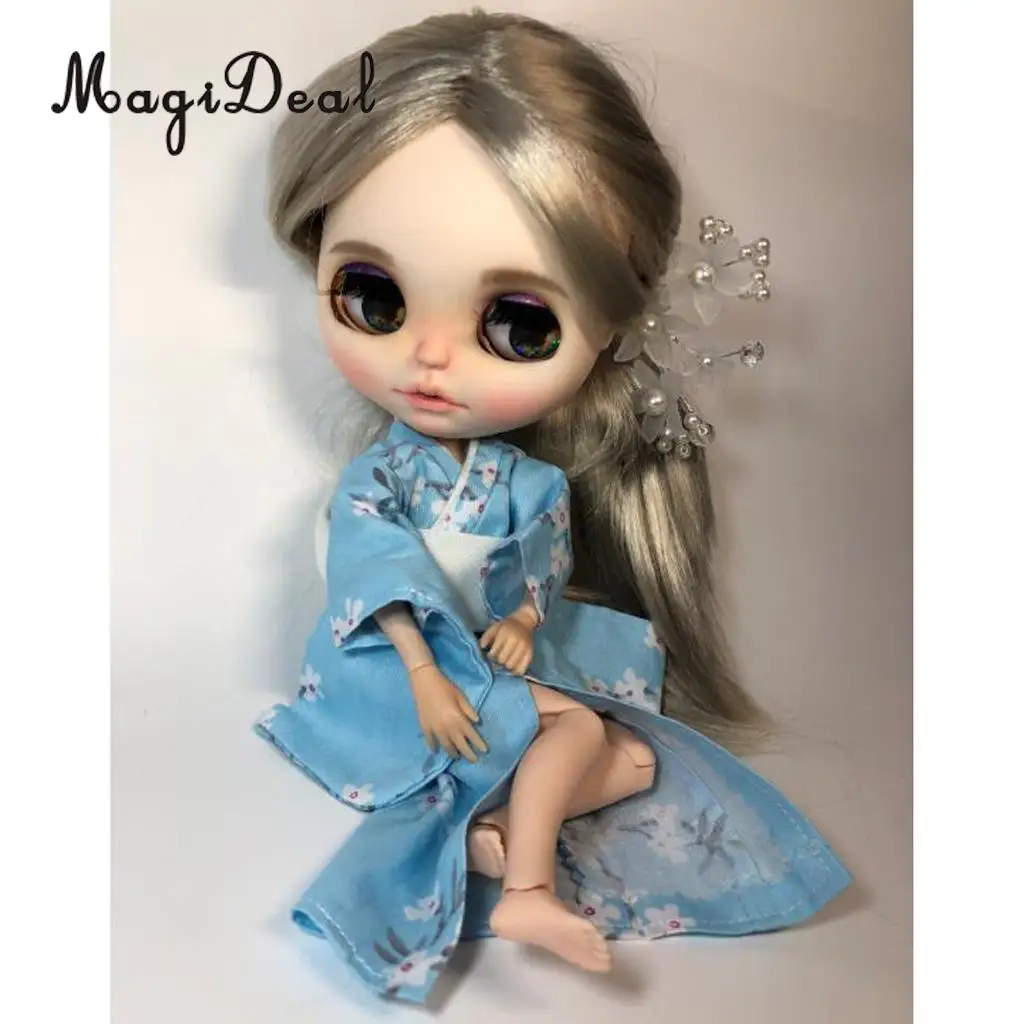 Великолепные куклы 1/6 кимоно в японском стиле одежда для шарнирных кукол Blythe