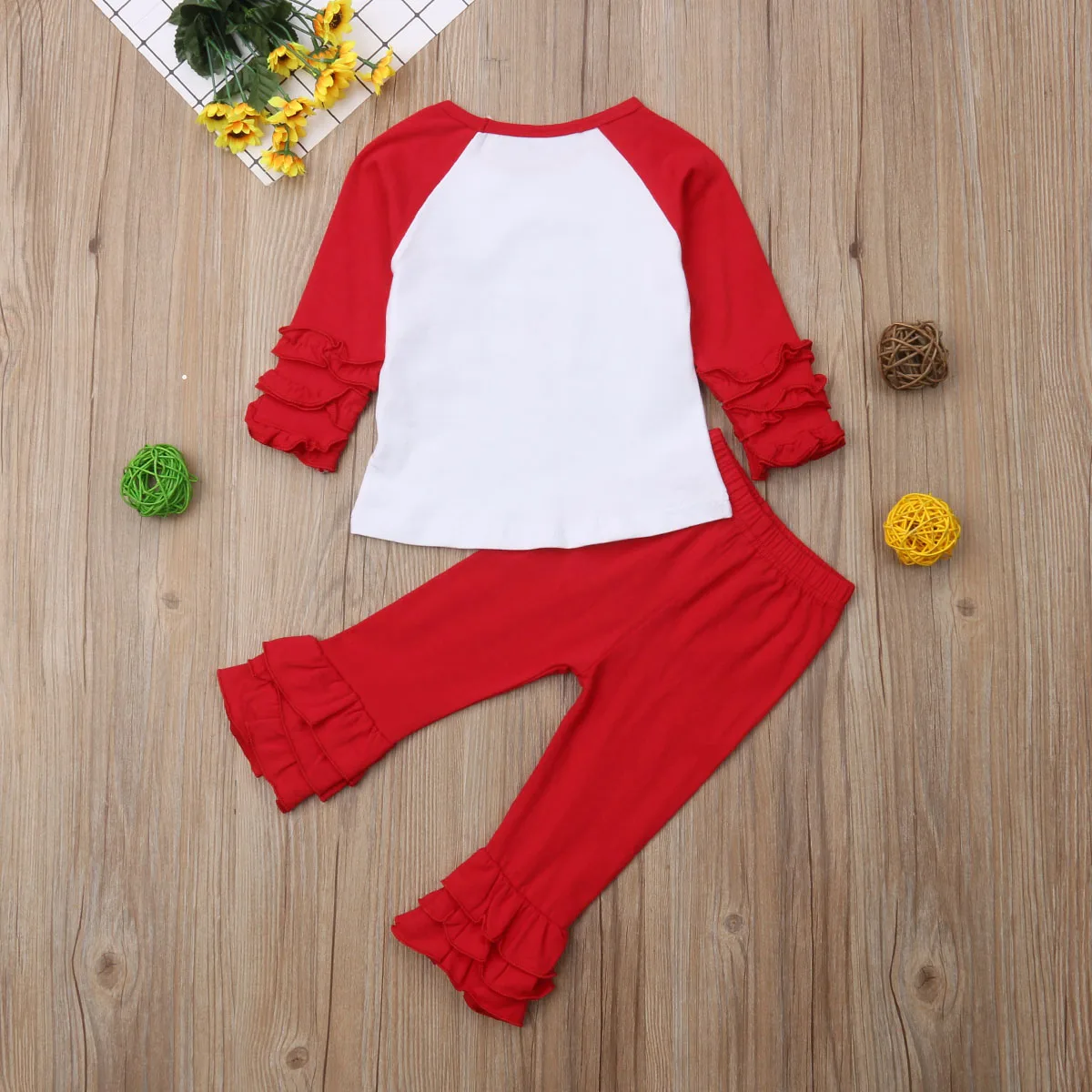 2018 новая брендовая Рождественская одежда для маленьких девочек с изображением