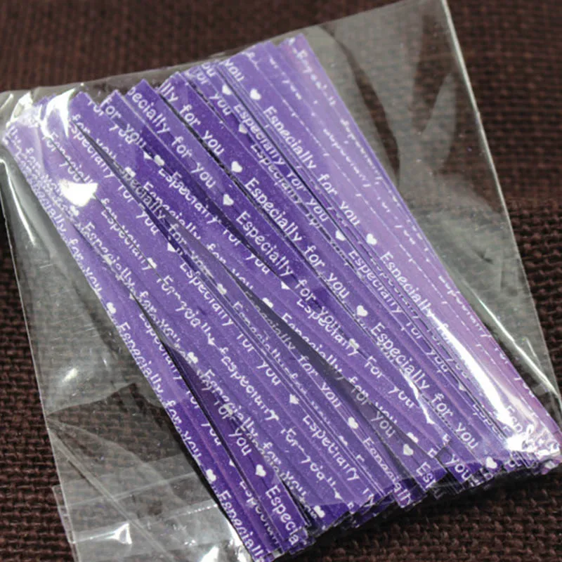 100Pcs торт подарок для обвязывательной разноцветная сумка конфет упаковка