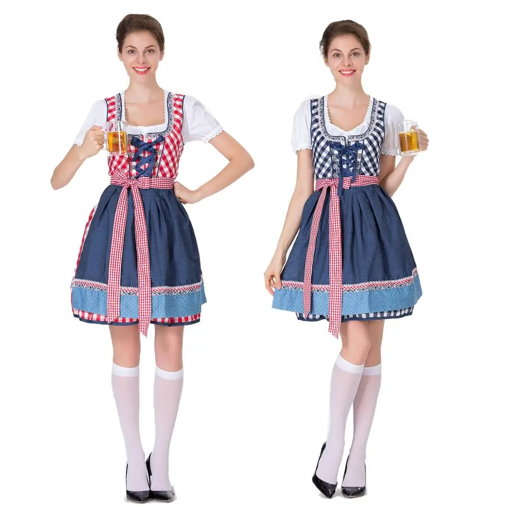 

Adult Sexy Beer Costume Dress German Beer Oktoberfest Halloween Party Cosplay Uniform