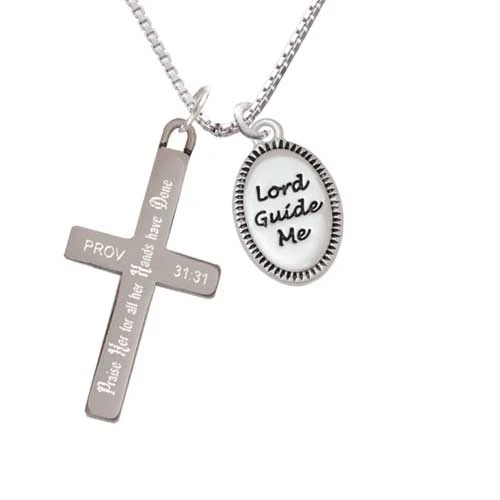 Lord Guide Me - Praise Her Cross Necklace | Украшения и аксессуары