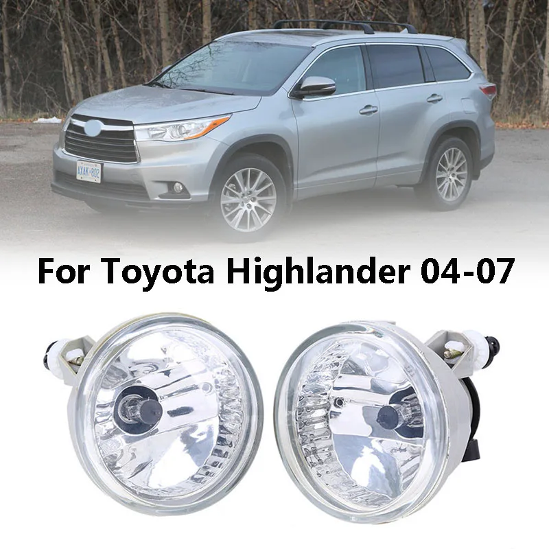 Пара левый и правый передний Прозрачный бампер для вождения Противотуманные